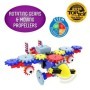 Joc STEM de constructie Avion cu peste 60 de piese